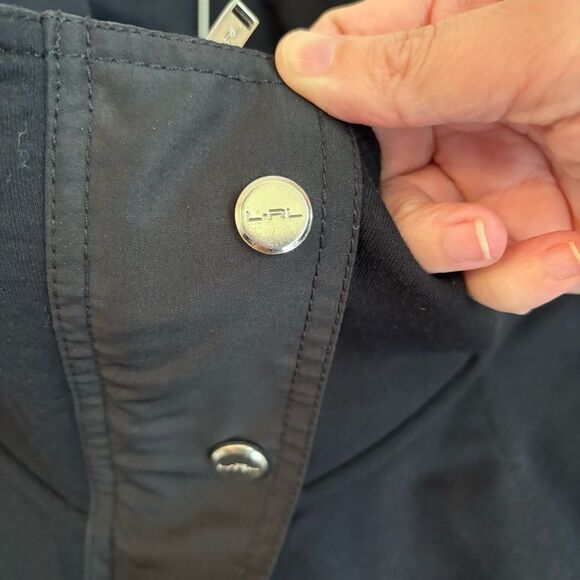 Lauren Ralph Lauren Zip Jacket Black LRL Active Soft Cotton Blend Women’s Sz XL - Picture 12 of 12